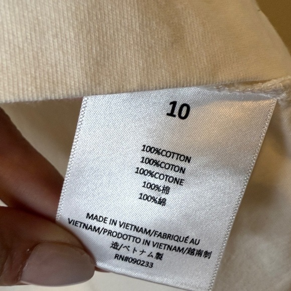 Fear of God Essentials Kids tshirt size 10 - Picture 3 of 4